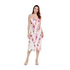 Perfect for vacations or festivals, these bold pieces will give any look an instant lift. Hawaii Hangover Women S Hawaiian Luau Halter Floral Print Halter Dress S Pink Hibiscus Vine Walmart Com Walmart Com