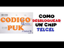 Puk code is called as personal unlocking . Como Desbloquear Un Chip Telcel Bloqueado Con Codigo Puk Youtube