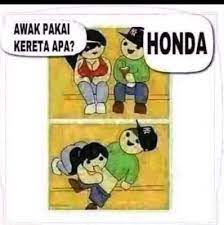 Saya sebenarnya tengah buat pembiayaan rumah, banker tu minta supporting document, saya tengah kelam kabut tadi, tersalah hantar pulak kat awak tadi. Honda Drivers Cum In