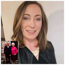 My Mother and Father-in-Law, Annie and John Joe Rennick of Connolly Street  with Tony (in his Altar boy clothes) and George.