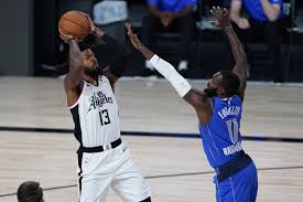 La clippers game played on october 17, 2019. Paul George Busts Out Clippers Score 154 To Beat Mavericks Los Angeles Times