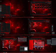 Windows 7 Theme Glass Red Line By Tono3022 On Deviantart Windows 7 Themes Desktop Themes Free Wallpaper