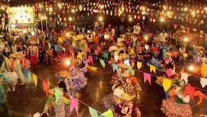 Cartão duplex e pigmentos atóxicos tamanho (lxaxp): Festa Junina Experiencia Ludica Cooperativa E Transformadora Jardim Do Mundo