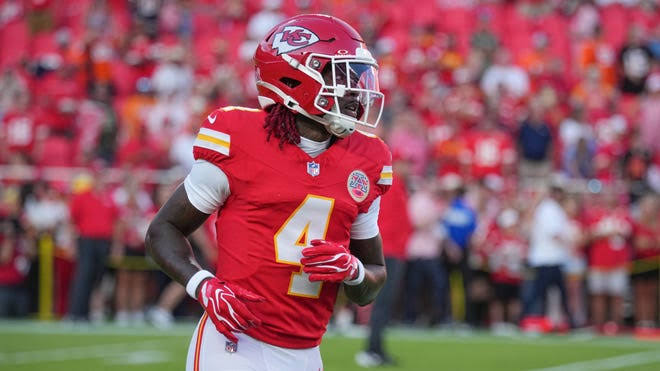 Rashee Rice injury update: Chiefs WR hurts hamstring, exits Week 4 game