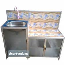 Rak piring 2 tingkat ini dapat anda gunakan untuk meletakkan piring dan mangkuk y8ang telah dicuci. Rak Kompor Bak Cuci Piring Stainless Bandung Only Shopee Indonesia