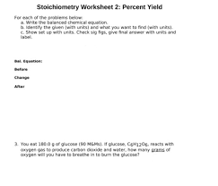 2 lego blocks weighed about the same as 20 m&m's. Solved Stoichiometry Worksheet 2 Percent Yield For Each Chegg Com