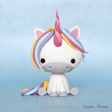 Miejsce Spotkan Dla Dekoratorow Tort Cute Unicorn Polymer Clay Animals Polymer Clay Crafts
