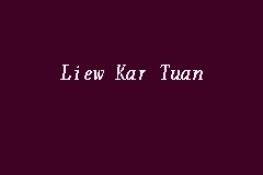 Liew, julia tun and hari (advocates and solicitors) kampung sitiawan •. Liew Kar Tuan Lawyer In Ipoh
