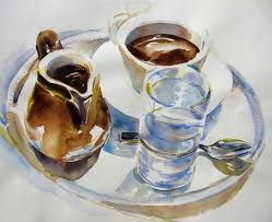 Paris Breakfasts On Painting Glass