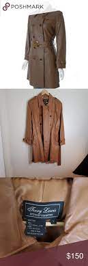 Terry Lewis Leather Trench Coat In 2021 Leather Trench Coat Trench Coat Coats Jackets Women