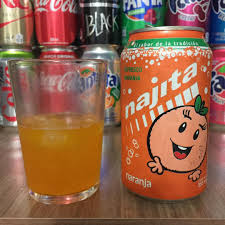 Najita Refrigerante De Laranja Cubano Presente Do Angeloruggero Muito Obrigado Not Hard Soda Soft Drinks Fizzy