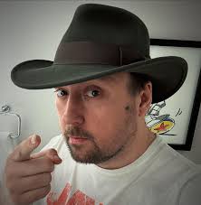 It's not the years, honey, it's the mileage. As this was a Christmas  present, I am now duty bound to wear it all day, while muttering things  about snakes and museums. Right?