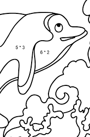 Animals also use colors as warning signals and as camouflage to hide from predators. Coloring Page With A Dolphin Download And Online