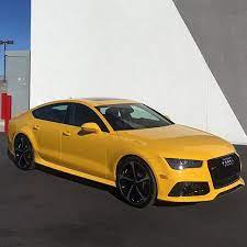 Carswithoutlimits On Instagram Vegas Yellow Rs7 Pic Players Carlos Carswithoutlimits Rs7 Audi Cars Audi Custom Cars