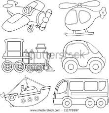 Cartoon Transport Coloring Book Coloring Books Coloring Pages Colouring Pages