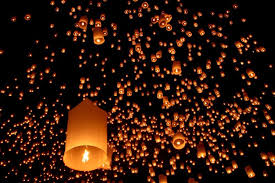 Yee Peng Floating Lantern Festival Chiang Mai Floating Lantern Festival Floating Lanterns Sky Lanterns