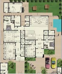 مخطط الفيلا رقم التصميم P4 من مبادرة بيتى 942 متر مربع 8 غرف نوم Square House Plans Model House Plan Family House Plans