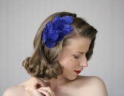 Ghd platinum+ styler in cobalt blue. Sapphire Blue Headband Leaf Hair Accessory 1950s Headpiece Etsy Blue Headband Hair Pieces Hair Accessories