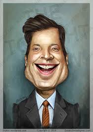 Jimmy fallon jokes donald trump plagiarized 'legally blonde' in liberty university graduation speech. Caricature Portrait Of Jimmy Fallon The New Donald Trump Shafali S Caricatures Portraits And Cartoons