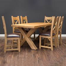Table top oak species wood veneer. X Oak 1 8m Dining Table Get Furnished