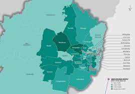 Map of greater sydney area hotels: Greater Sydney Housing Supply Forecast 191 550 New Homes By 2023