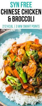 Syn Free Chinese Chicken And Broccoli Pinch Of Nom Slimming World Recipes 212 Kcal Syn Free 3 Weight Watche Chinesische Huhner Lebensmittel Essen Rezepte
