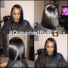 Queenedbyb Straight Hairstyles Hair Side Part Bob