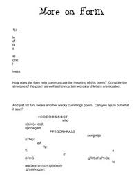 Here are all the possible meanings and translations of the word cummings. Form Comic With Activities Featuring E E Cummings By David Rickert