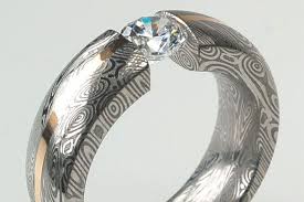 Stephen Vincent Design Tension Set Engagement Rings Single Diamond Ring Wedding Rings Engagement