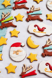 Christmas baking background dough, cookie cutters, spices and nuts. Christmas Cookies For Santa The Bearfoot Baker