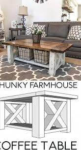 Diy Farmhouse Coffee Table Perfect For The Home Living Room Free Woodworking Plans Farmhouse Decor Living Room Farm House Living Room Coffee Table Farmhouse