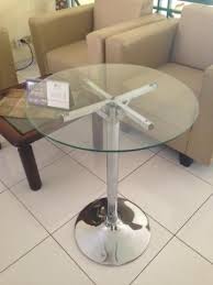 Meja yang digunakan untuk merias biasanya hanya memiliki model yang biasa saja. Terjual Meja Pameran Kaki Piringan Bulat Crome Meja Kaca Diameter 60cm 80cm Kaskus