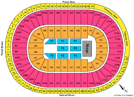 Joe Louis Arena Seating Chart Joe Louis Arena Detroit