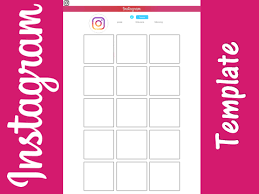 Inspirational designs, illustrations, and graphic elements from the world's best designers. Instagram Template Worksheet Homework Teaching Resources