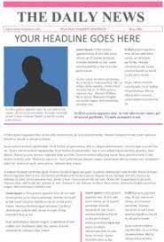 Free Newspaper Template Pack For Word Perfect For School Newspaper Article Template Newspaper Template Newsletter Template Free