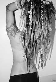 I Would Never Actually Do This But I Kinda Like This Look Mainly The Hair Accessories Dreadstop Hair Styles Beautiful Dreadlocks Dreads