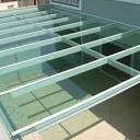 telhado de vidro temperado - Vidraçaria Ideal