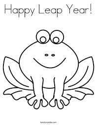 35+ leap coloring pages for printing and coloring. Happy Leap Year Coloring Page Frog Coloring Page Grandpa Coloring Pages Frog Coloring Pages