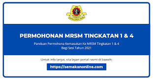 Menghormati pendapat orang lain d. Permohonan Kemasukan Ke Mrsm Bagi Tingkatan 1 4 2021