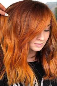 pin von jesse miles auf hair in 2020 haarfarben lange haare mit pony haarfarbe kupfer rot