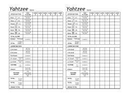 Download and play this free yahtzee hd game and enjoy all the fun strategy elements that come along with this classic dice game. 28 Printable Yahtzee Score Sheets Cards 101 Free á… Templatelab
