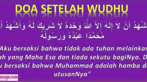Doa Sebelum Dan Setelah Wudhu Lengkap Latin Dan Artinya Yang Sahih