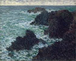 Claude Monet 1840 1926 Les Rochers De Belle Ile La Cote Sauvage 1886 Huile Sur Toile Musee D Orsay Paris Claude Monet Monet Oil Paintings Landscape Art
