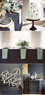 18 Best Theme Mint Black Gold Ideas Wedding Colors Mint Wedding Wedding