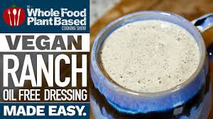 For creamy vegan salad dressings, you can use silken tofu as the base instead of cream or milk. Oil Free Vegan Creamy Italian Dressing Sugar Free Oil Free Plant Based Salad Dressing Youtube