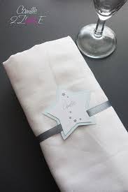 Camille 2 Z Ailes E Marque Place Etoile Rond De Serviette Idee Deco Bapteme Ronds De Serviette Noel Idee Bapteme