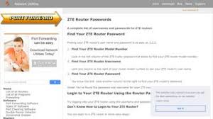Having the zte router username and password allows you to log in to carry out a wide range of tasks. 2