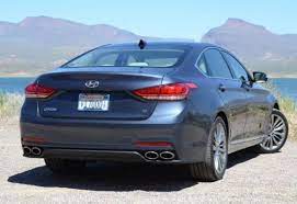 What will be your next ride? The Rear End Of The 2015 Hyundai Genesis 5 0l Torque News