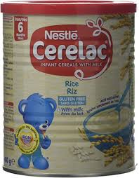 Sma Nutrition Nestle Cerelac Rice With Milk Infant Cereal 400 G 6 Months Pack Of 6 Amazon Co Uk Grocery
