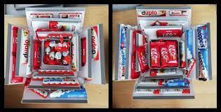 Die schokolade leicht erwährmen und dabei gut rühren, bis eine temperatur von 34,5°c dunkle schokolade, 32,5°c milchschokolade oder 30,5°. Schokobox Zum Aufklappen Sussigkeiten Lecker Sussigkeiten Box Diy Geschenke Geburtstag Freundin Sussigkeiten Basteln